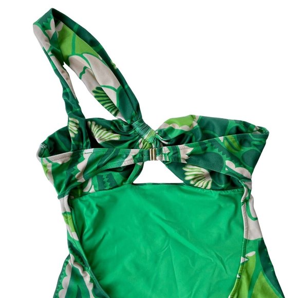 Farm Rio Tropical Groove One Shoulder One Piece Swimsuit - Picture 5 of 6
